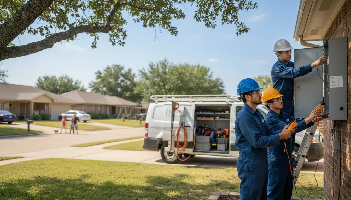 Certified electrician providing emergency electrical services in Lakewood, WI